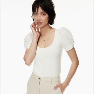 Wilfred Aritzia AWE Shirt XS White